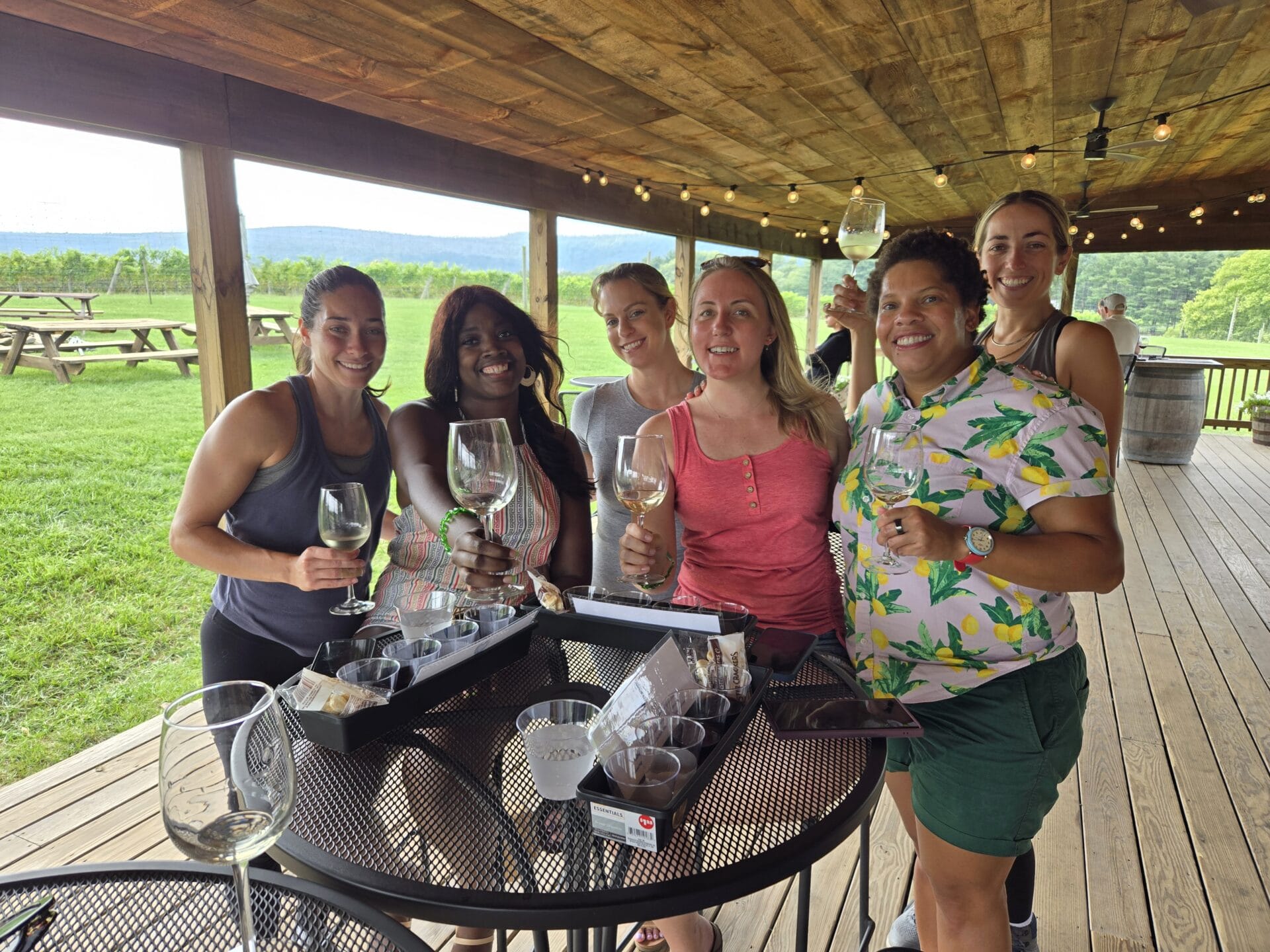 The beautiful exterior of a Virginia winery.