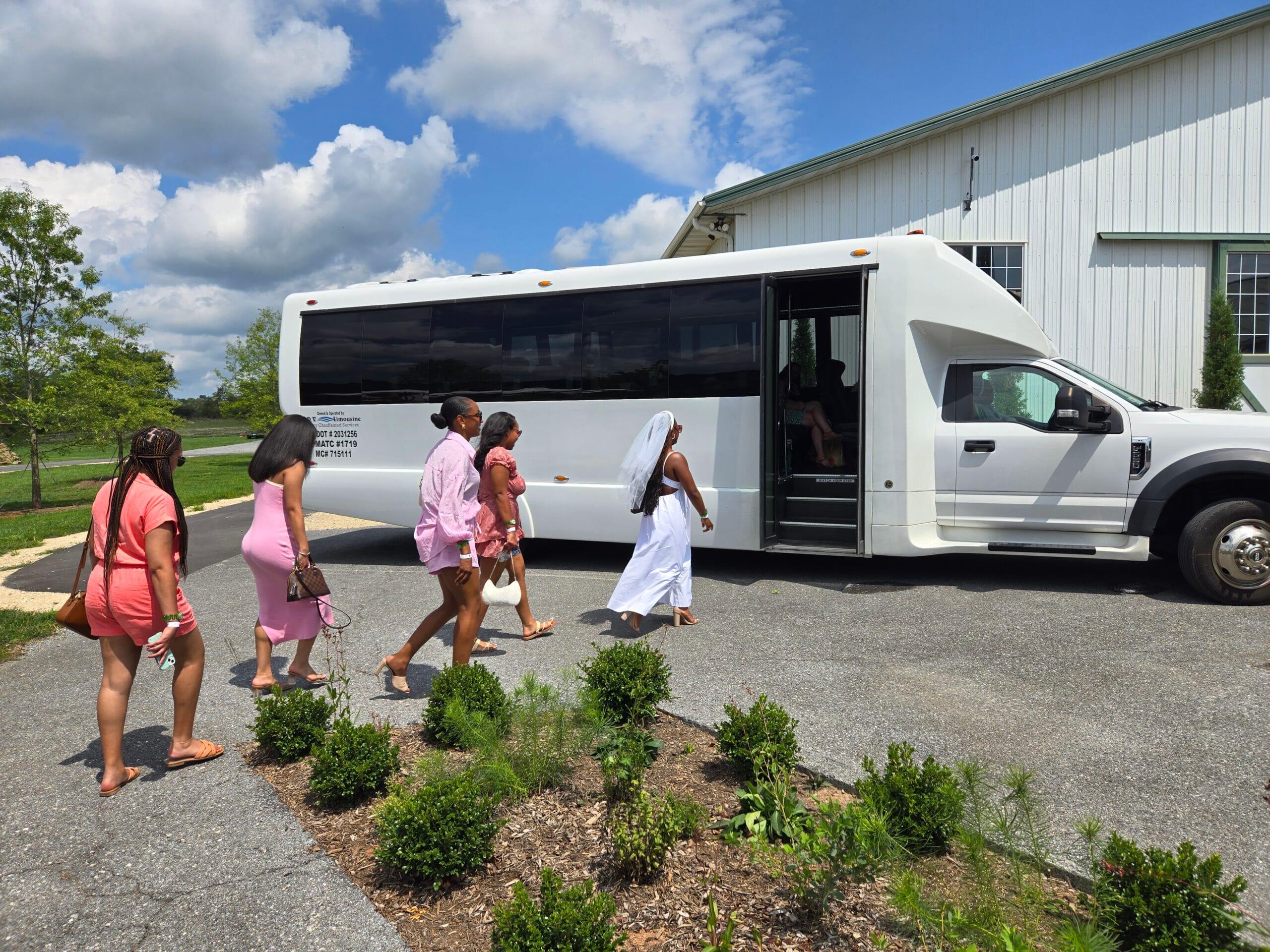 Guests arriving for a Vineyard Voyages scheduled tour