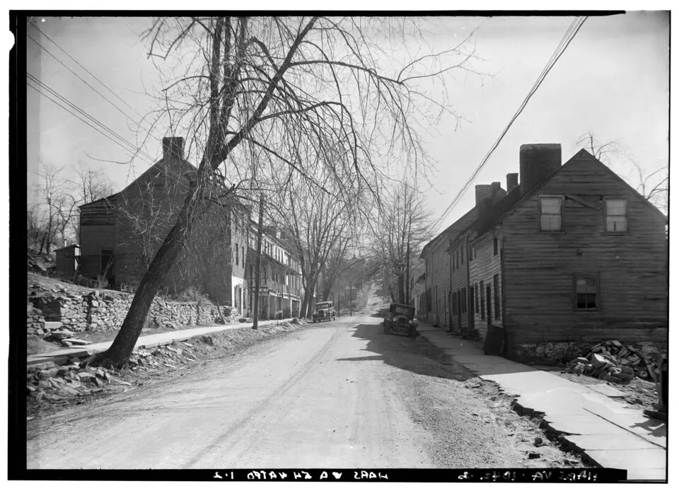 A historic view of the village of Waterford