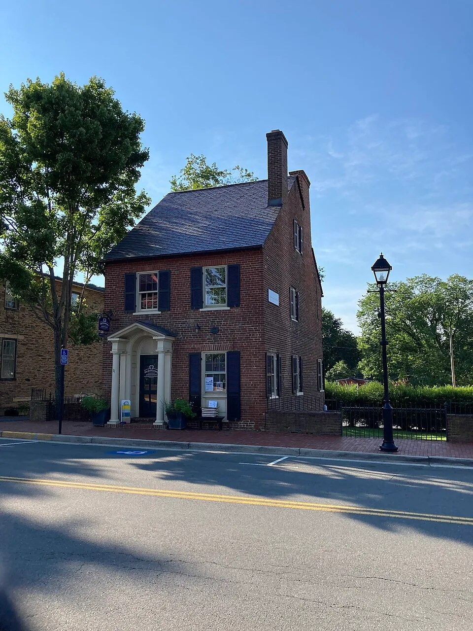A historic brick building on Washington Street in Middleburg